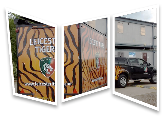 Leicester Tigers Trailer produced by DWT Exhibitions